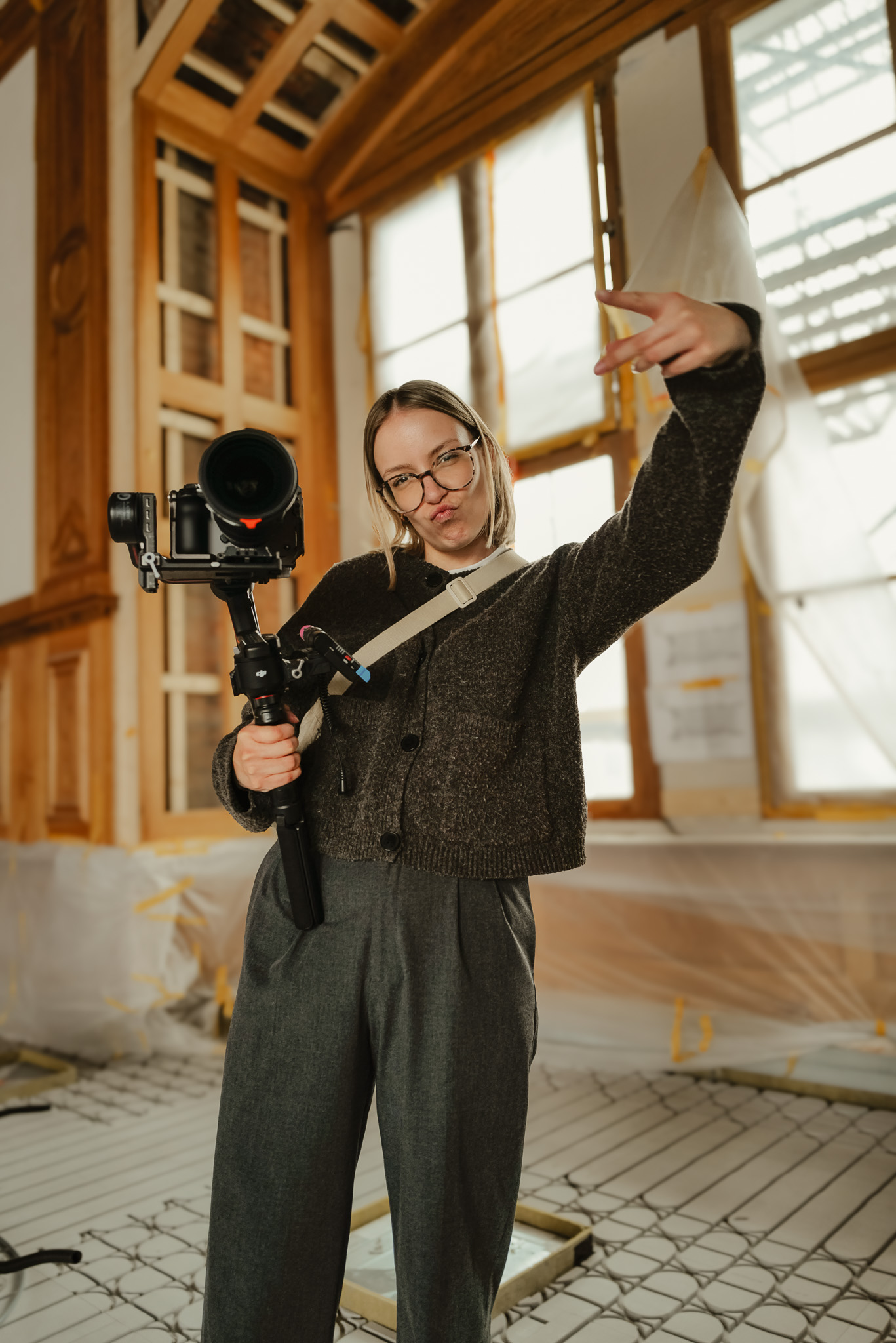 Larissa fotografiert