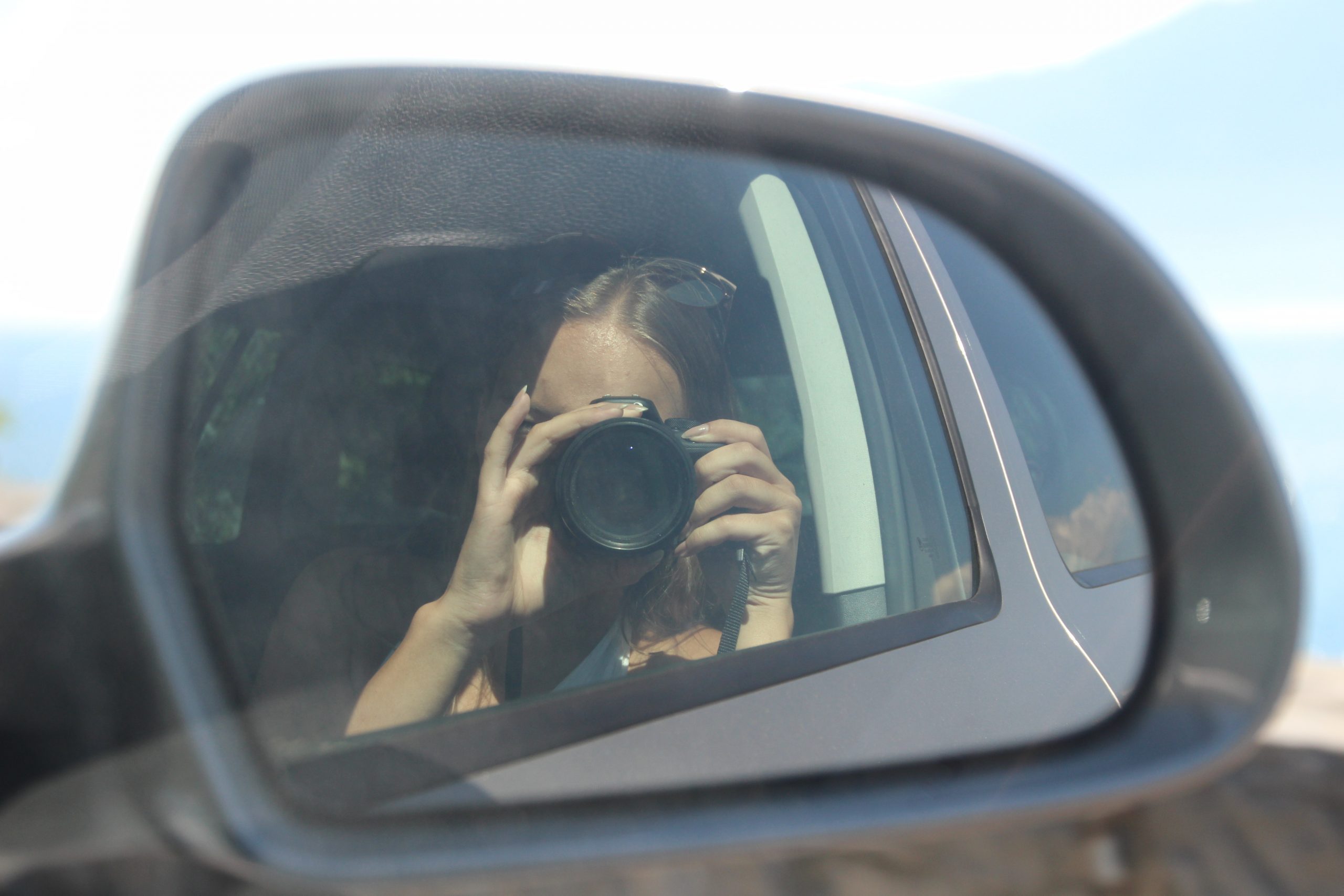 Larissa bei einem Filmdreh