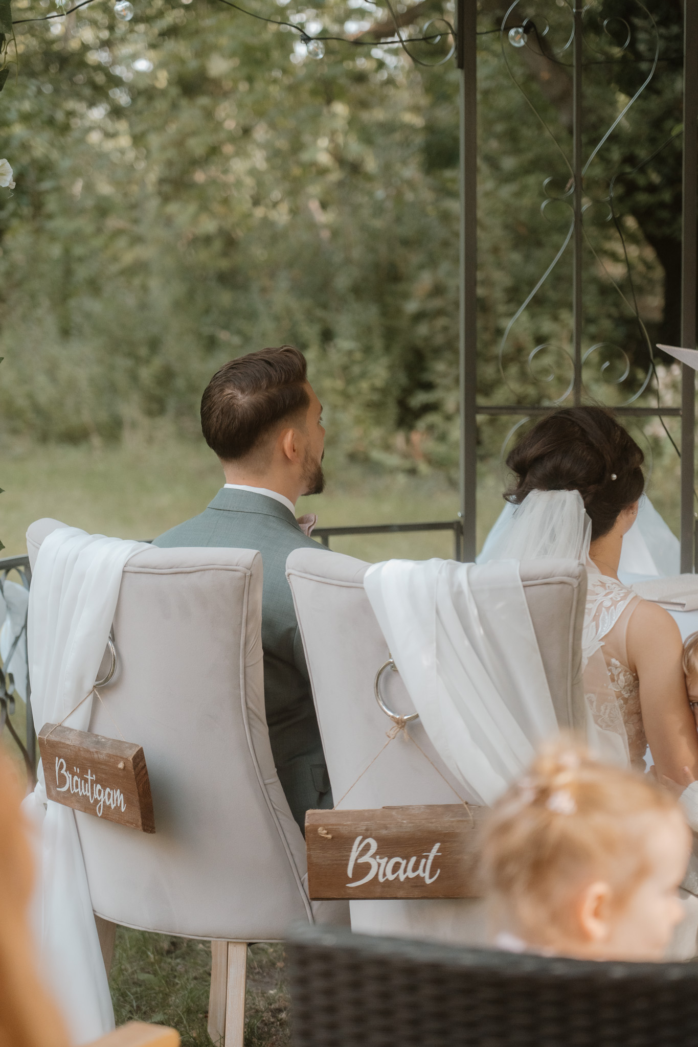 Gartenhochzeit Spremberg Hochzeitstafel