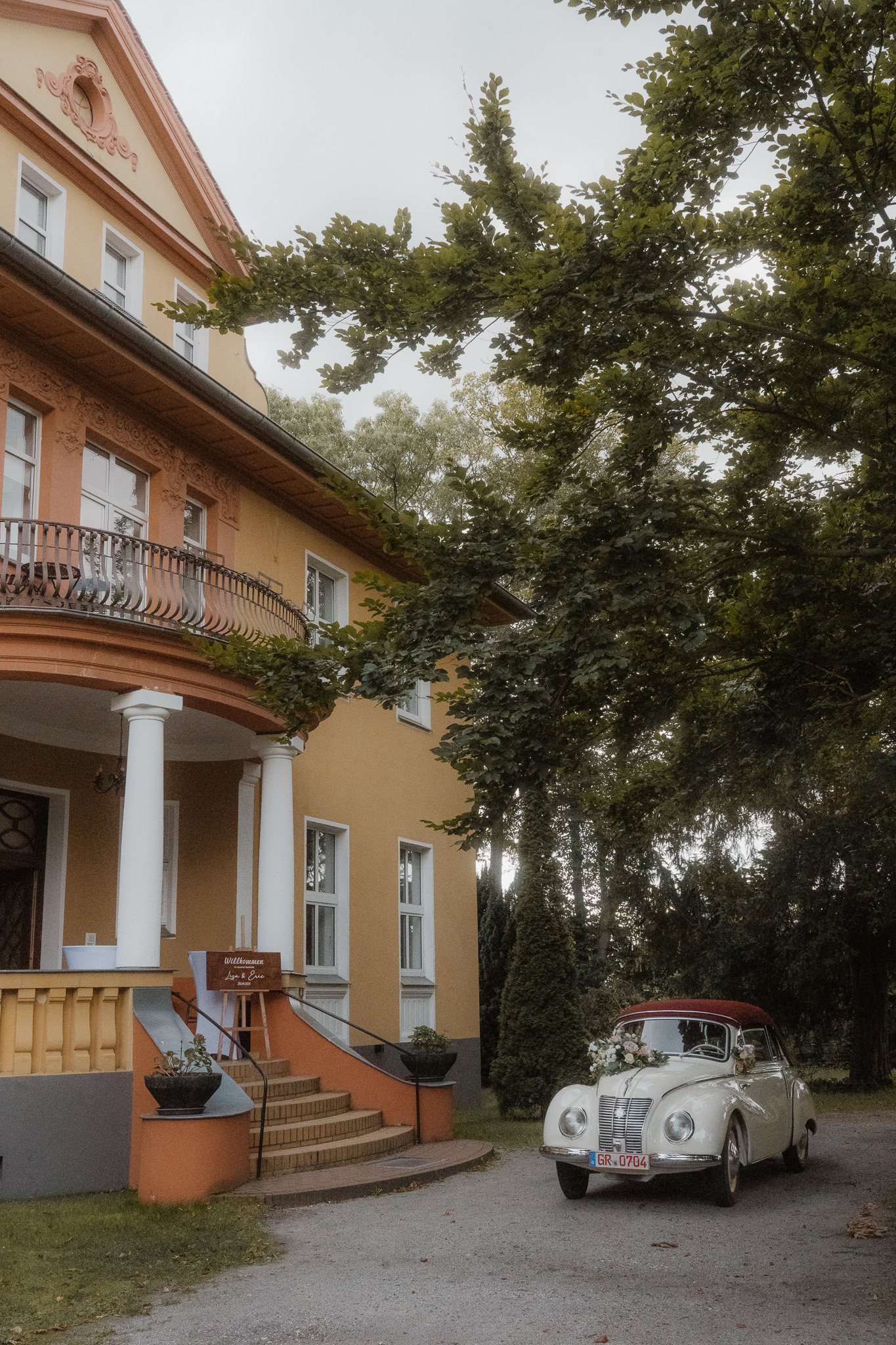 Gartenhochzeit Spremberg Location Haus Ansicht