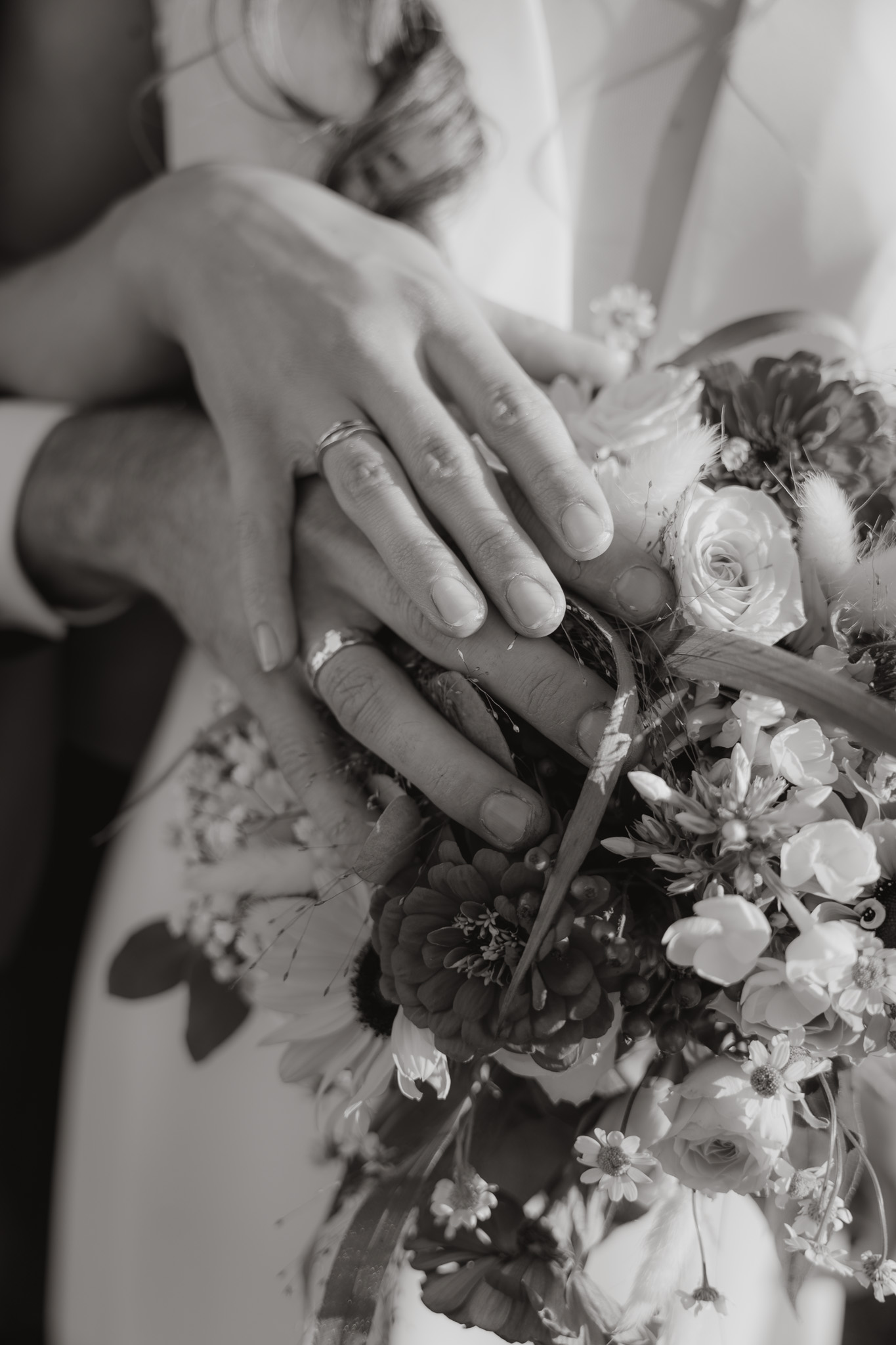 Trauringe Schwarz Weiss