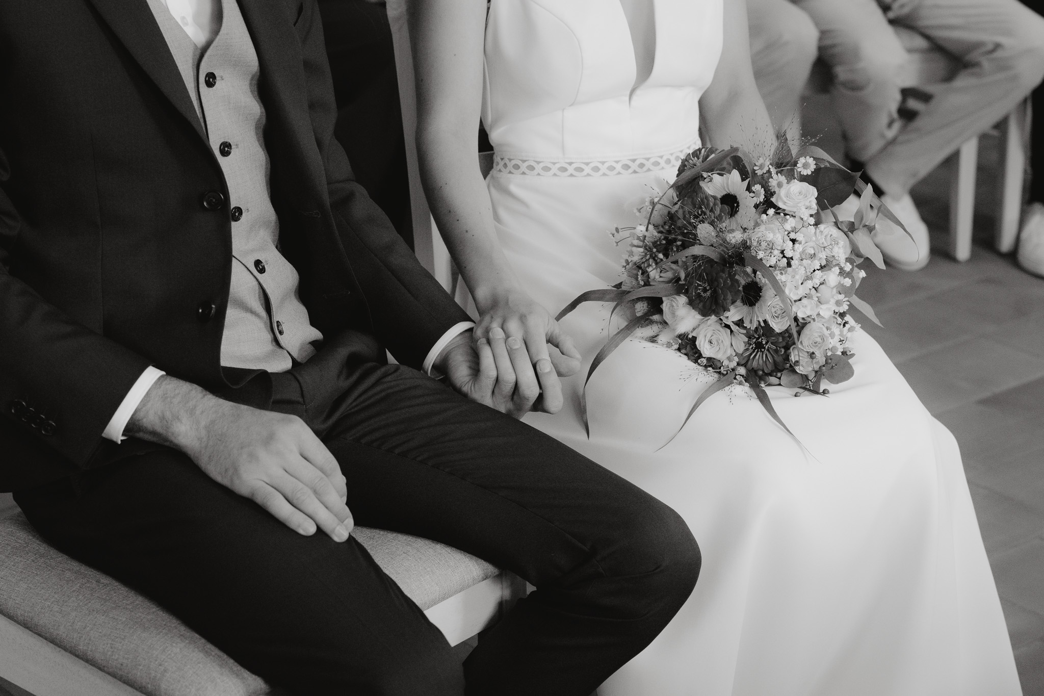 Trauung Standesamt Oederan Schwarz Weiss